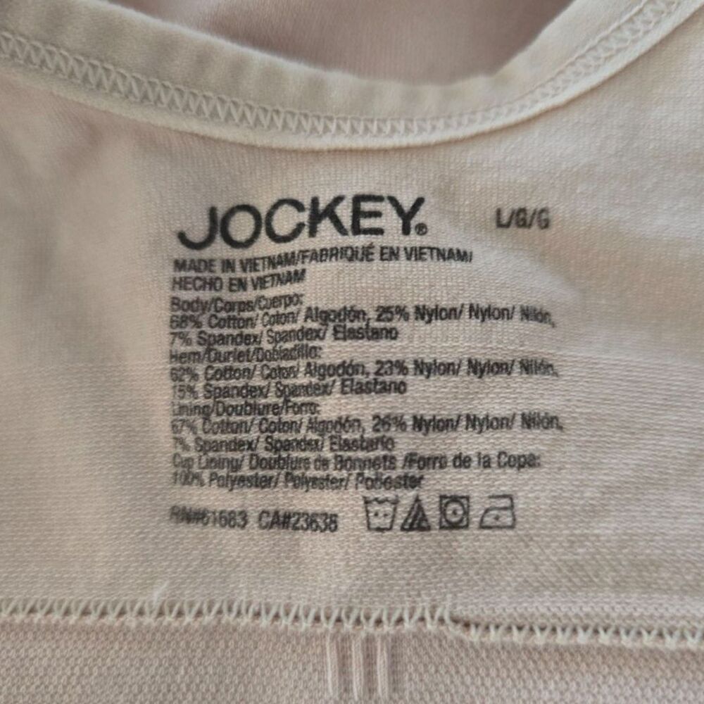 Jockey Generation Seamfree Back Smoothing Bralette Nude Beige Large Wireless Bra - Picture 3 of 5